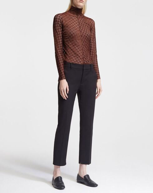Top Damier Lace marron