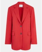 Veste Simple Tolede rouge