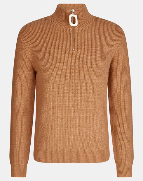 Pull 100% Laine Henley Jumper marron