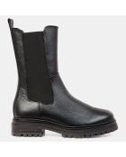 Chelsea Boots en Cuir élastique noires