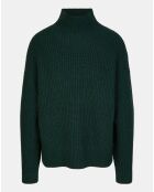 Pull en Laine & Cachemire Sydney vert foncé