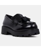 Mocassins en Cuir Cosmo noirs