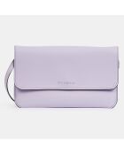 Sacoche en Cuir Chain Phone Pouch violette - 12x19x2 cm