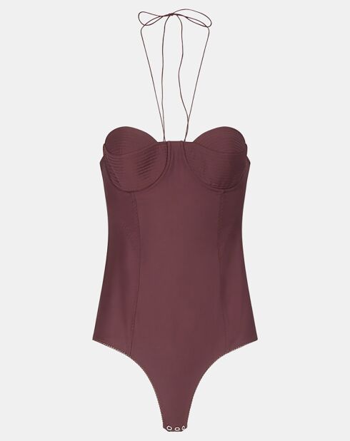 Body en Laine mélangée Matilda bordeaux