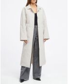 Manteau Oyster Padded blanc