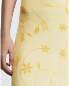 Robe Rhodos Print T S/ T jaune