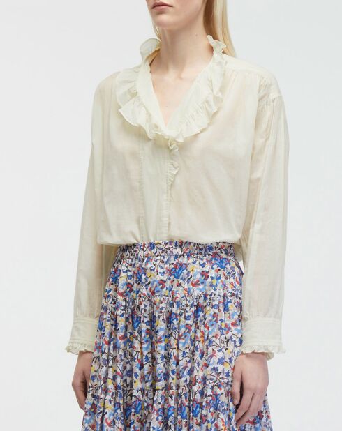 Chemise en Coton Bio Pamias-Gb écrue