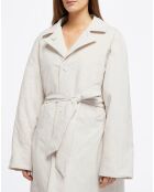 Manteau Oyster Padded blanc