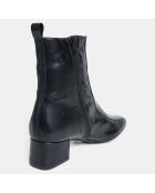 Bottines en Cuir Tichne noires