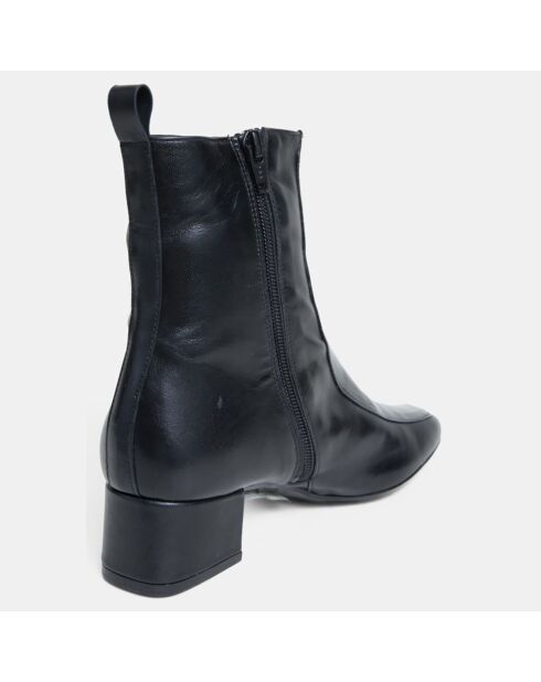 Bottines en Cuir Tichne noires