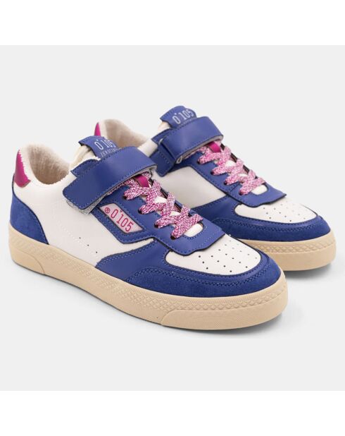 Baskets en Cuir Hazel bleues