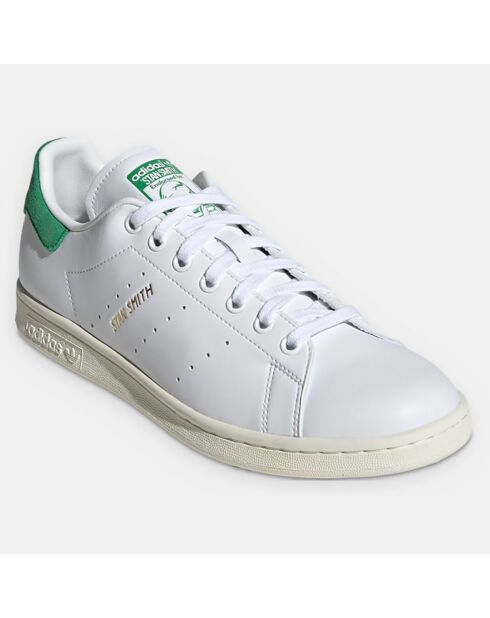 Baskets en Cuir Stan Smith Luxe blanc/vert