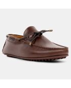 Mocassins en Cuir Lloyd marron foncé