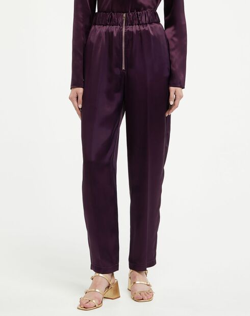Pantalon Elasticated bordeaux