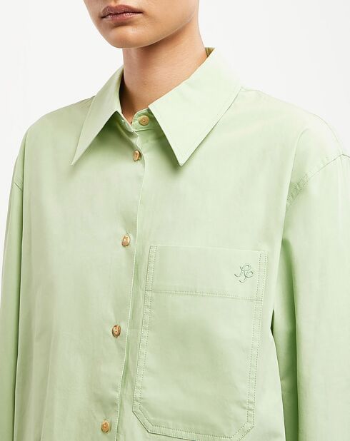Chemise Caprice vert clair