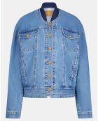 Veste Bombers Wells bleue