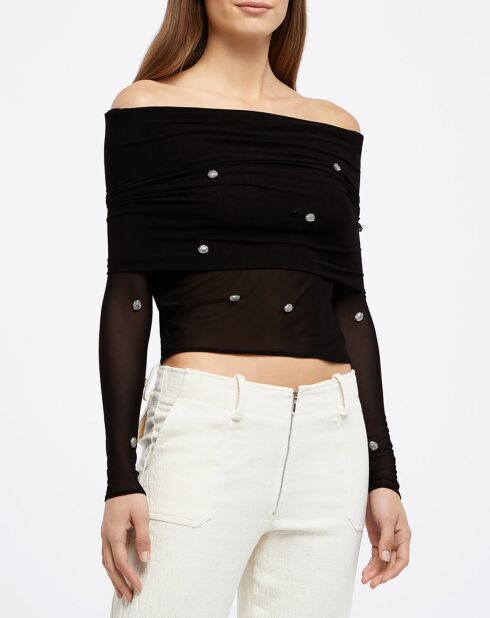 Blusa Black Night Pearl