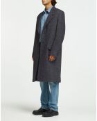 Manteau en Laine mélangée Johel-Gb gris