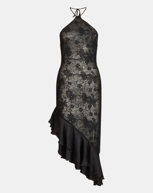 Margarita schwarzes Spitzenkleid