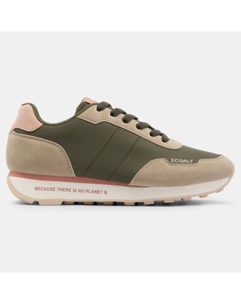 Baskets Mika kaki/beige