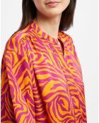 Robe Oversize Sirop 2 orange/violet