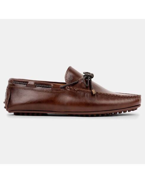 Mocassins en Cuir Lloyd marron foncé