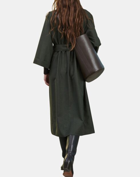 Robe en Laine mélangée Uruguay kaki