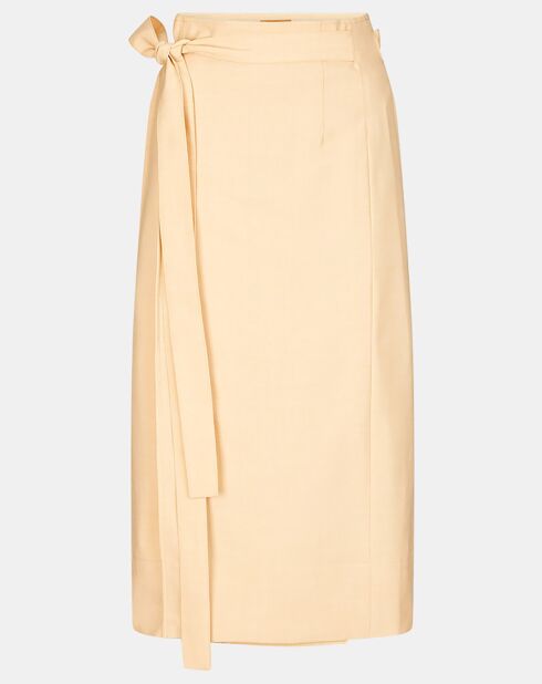 Jupe en Laine mélangée Isra beige