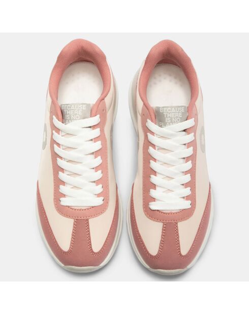 Baskets Prince beige/rose