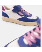 Baskets en Cuir Hazel bleues
