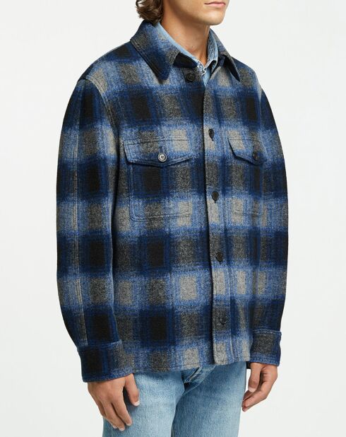 Veste en Laine mélangée  Kervon-Gb bleue