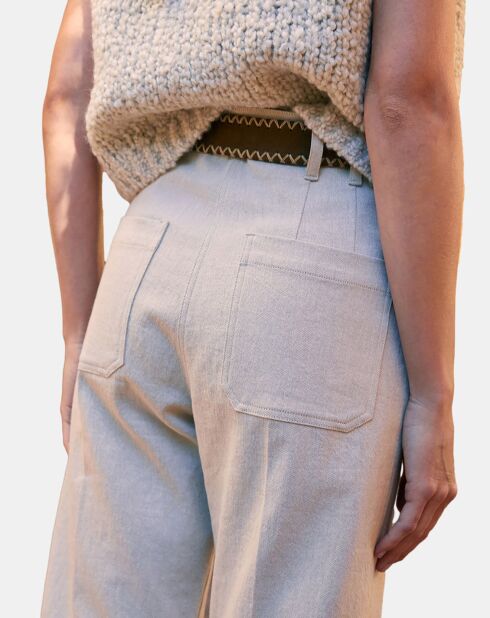 Pantalon Jacques beige