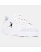 Baskets en Cuir Clean 180 Heart Bird S blanc/rose