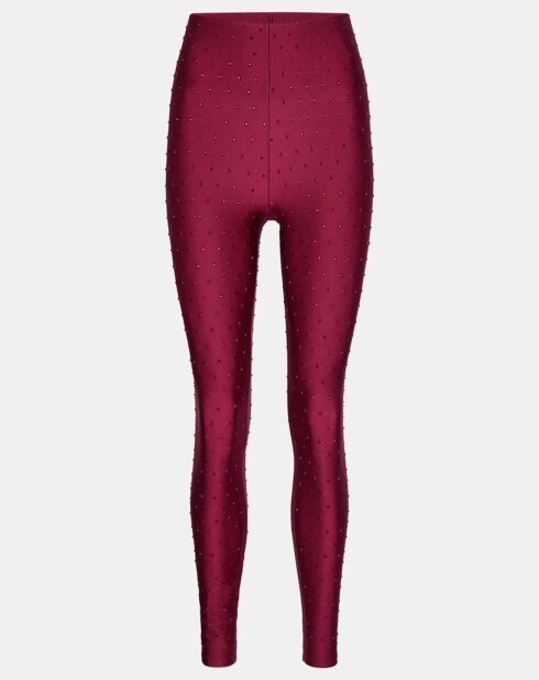 Legging Holly Crystal - 80'S bordeaux clair