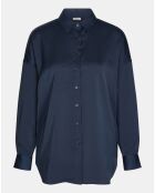 Chemise Ml Camille 10F bleu marine