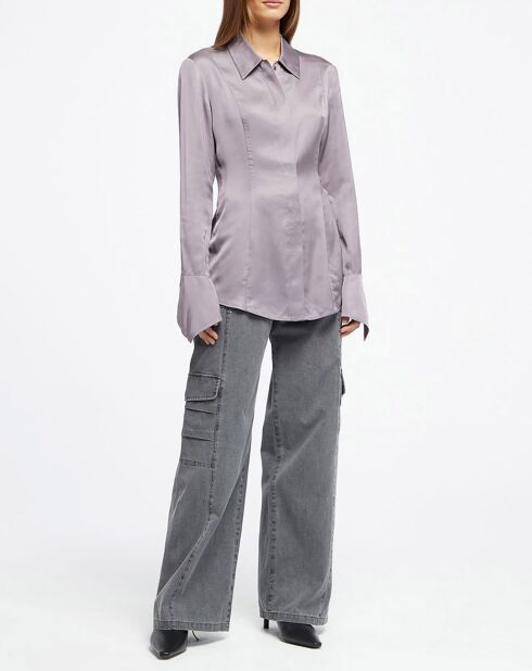 Chemise Youbin Flow violet clair