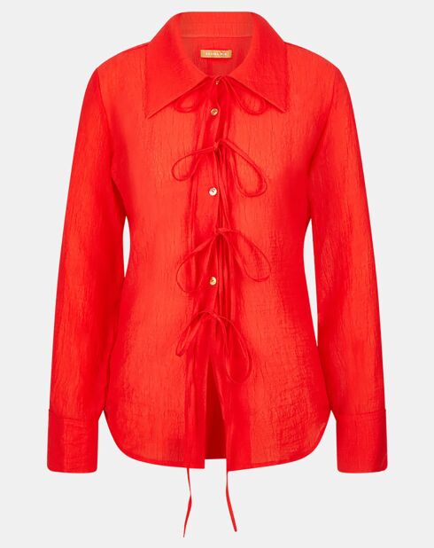 Chemise Saskia rouge
