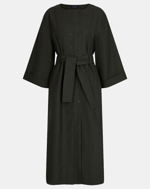 Robe en Laine mélangée Uruguay kaki