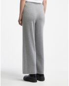 Pantalon 100% Cachemire Large Zalcov gris