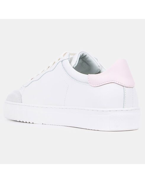 Baskets en Cuir Clean 180 Heart Bird S blanc/rose