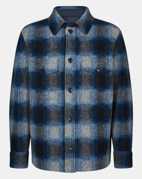 Veste en Laine mélangée  Kervon-Gb bleue