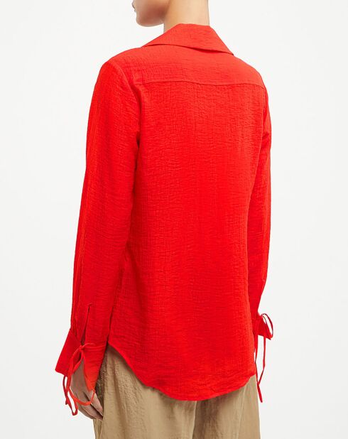 Chemise Saskia rouge