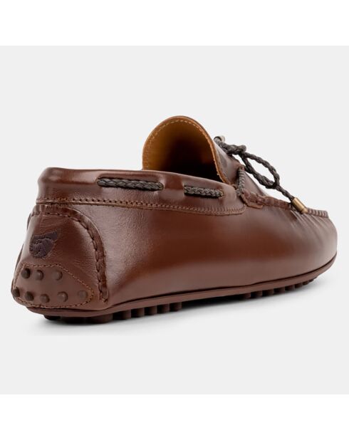 Mocassins en Cuir Lloyd marron foncé