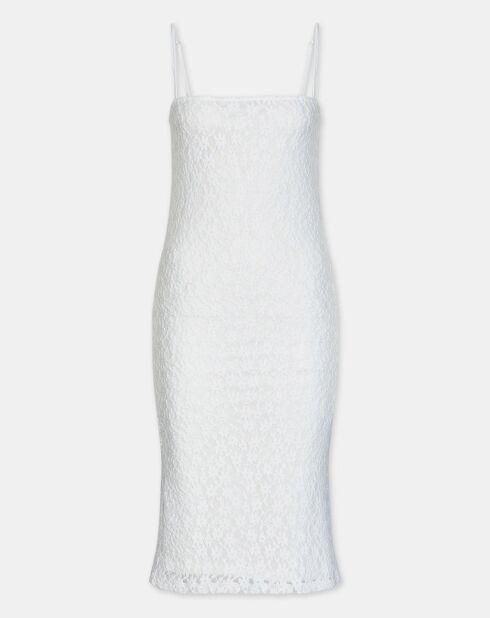 Weißes Licata Spitzenkleid