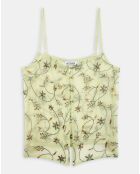 Top Sardena vert/jaune