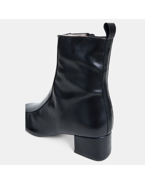 Bottines en Cuir Tichne noires