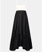Robe Cicely noir/blanc