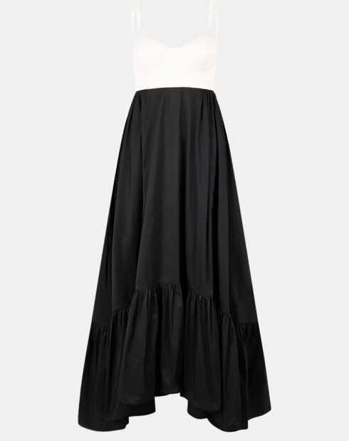 Robe Cicely noir/blanc
