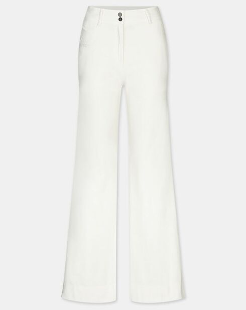 Pantalon Frosted Cotton Twill Hw blanc