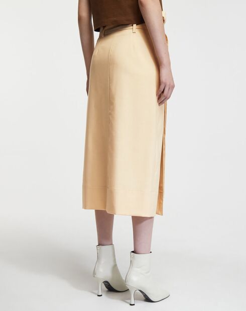 Jupe en Laine mélangée Isra beige